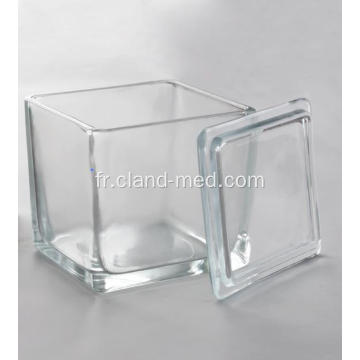 Pot de coloration en verre avec couvercle en verre pour lame de microscope 30pcs